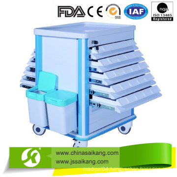 EU Type ABS Medicine Trolley for Sale